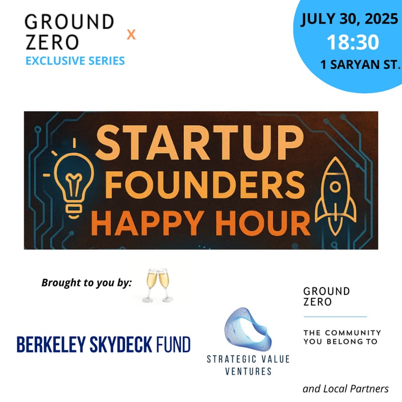 Cover Image for FOUNDERS Happy Hour @ Ground Zero Venture Café