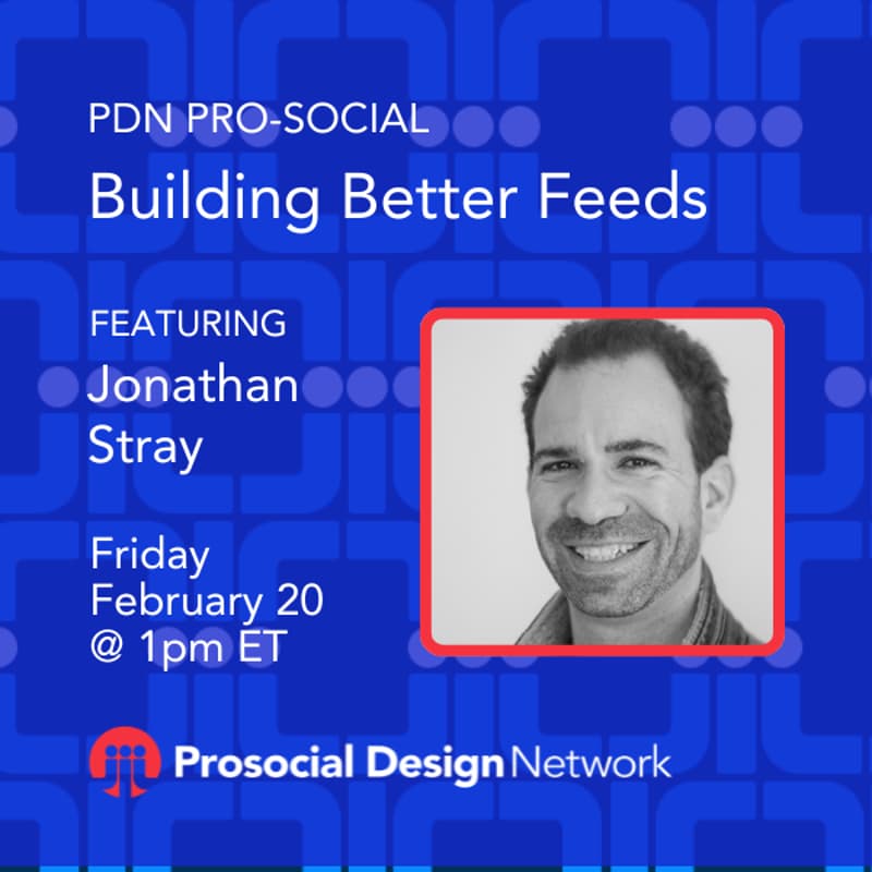 Cover Image for PDN Pro-Social. Building Better Feeds