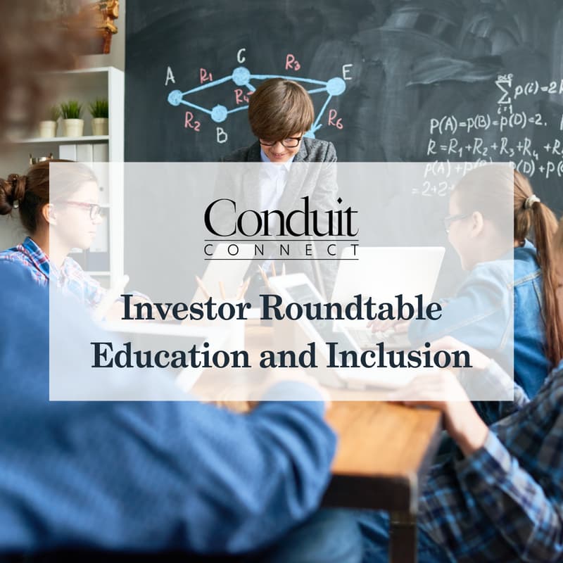 Cover Image for Investor Roundtable - Education and Inclusion