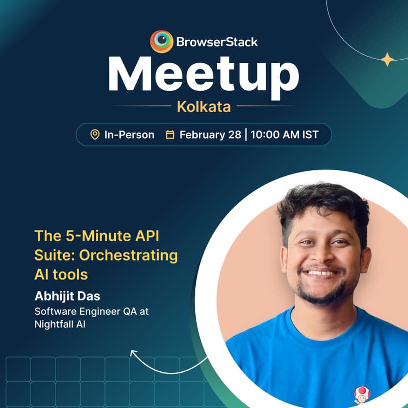 Cover Image for BrowserStack QA In-peron meetup Kolkata - February
