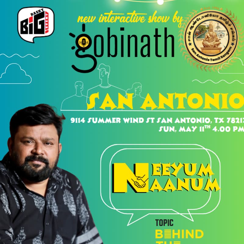 Cover Image for Neeyum Naanum - new interactive show with Gopinath