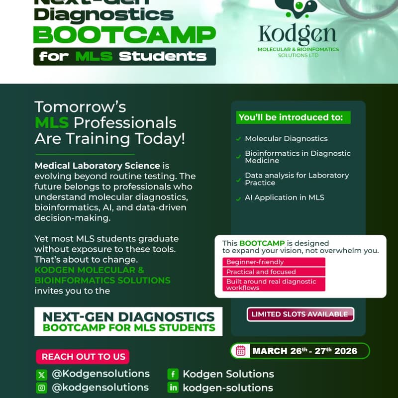 Cover Image for NEXT-GEN Diagnostics Bootcamp