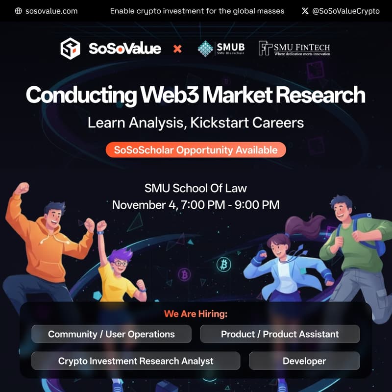 Cover Image for SoSoValue Workshop: Conducting Web3 Market Research