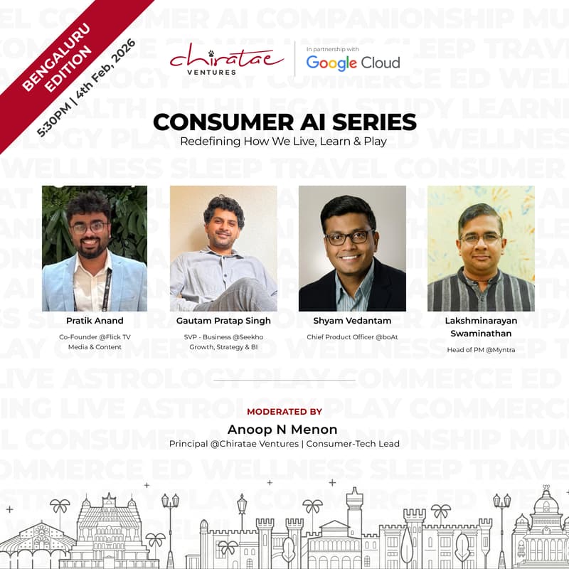 Cover Image for Chiratae × Google | Consumer AI Series : Bangalore Edition