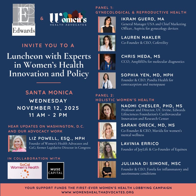 Cover Image for Women's Health Advocates Los Angeles Luncheon