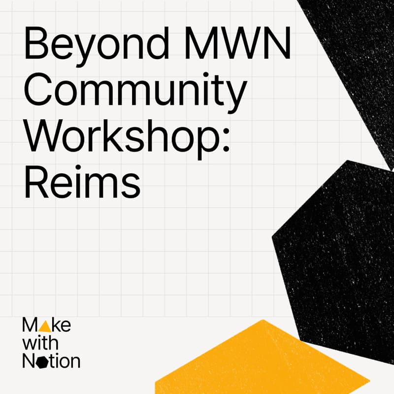 Cover Image for Make with Notion : le récap de la conférence