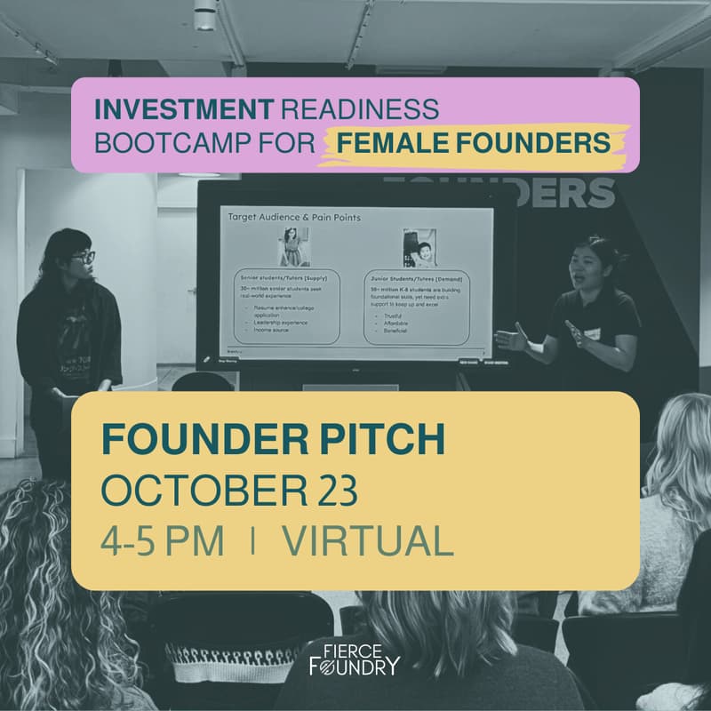 Cover Image for Investment Readiness Bootcamp Founder Pitch
