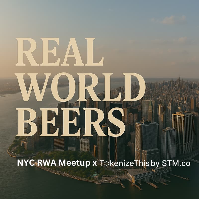Cover Image for NYC RWA Meetup x TokenizeThis - Real World Beers