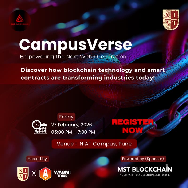 Cover Image for CampusVerse by MST Blockchain - NIAT Pune