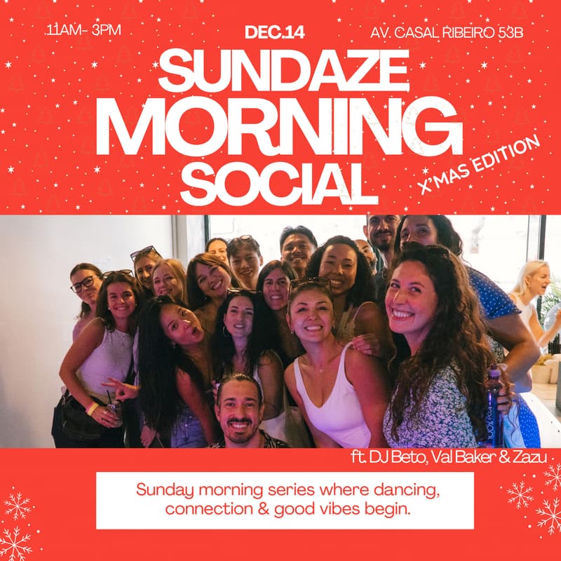 Cover Image for Sundaze Morning Social: End of the year party - Christmas edition
