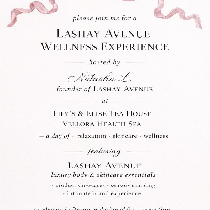 Cover Image for Girl’s Day Of Wellness (High Tea)