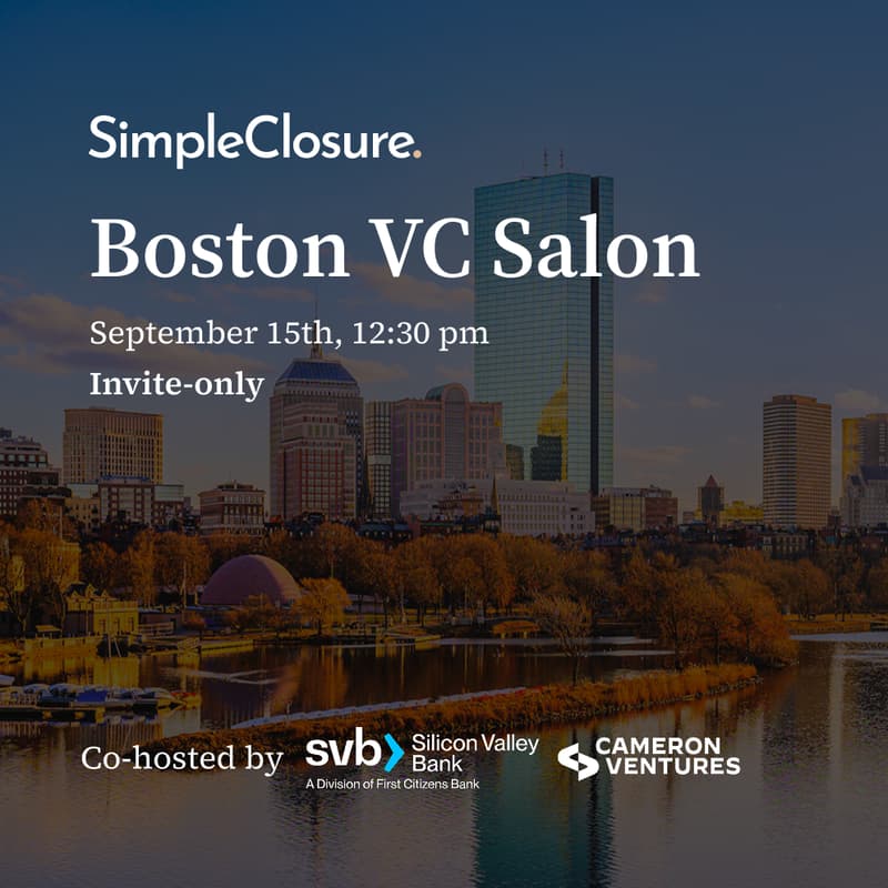 Cover Image for SimpleClosure Boston VC Salon