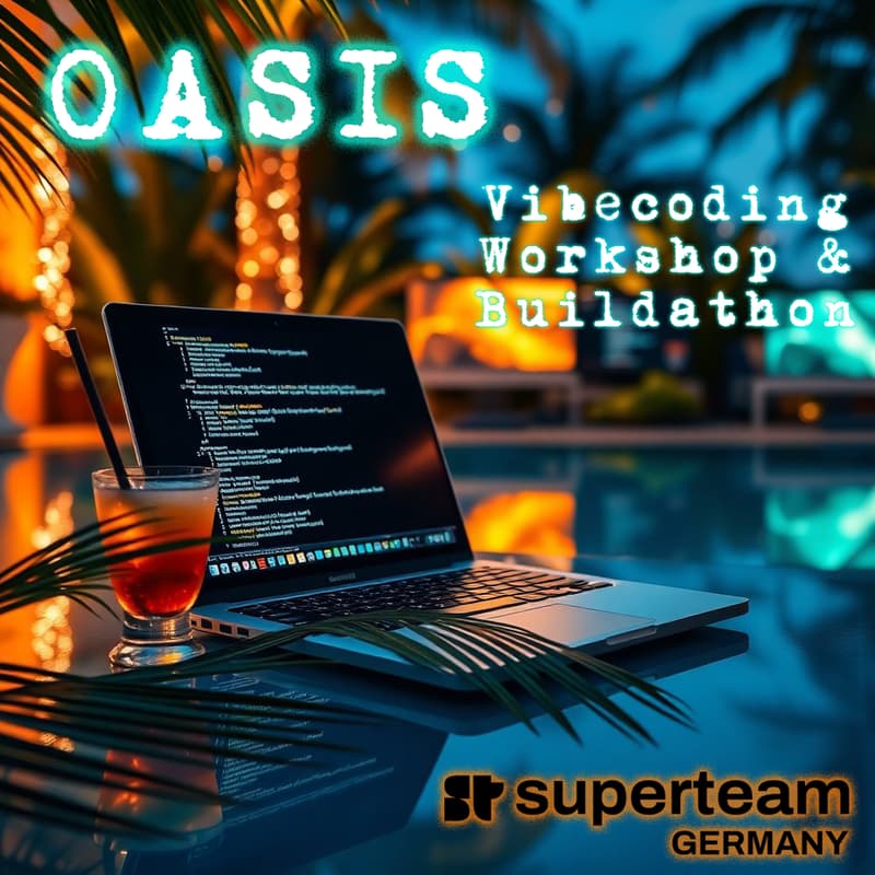 Cover Image for Oasis: Vibecoding Workshop and Buildathon