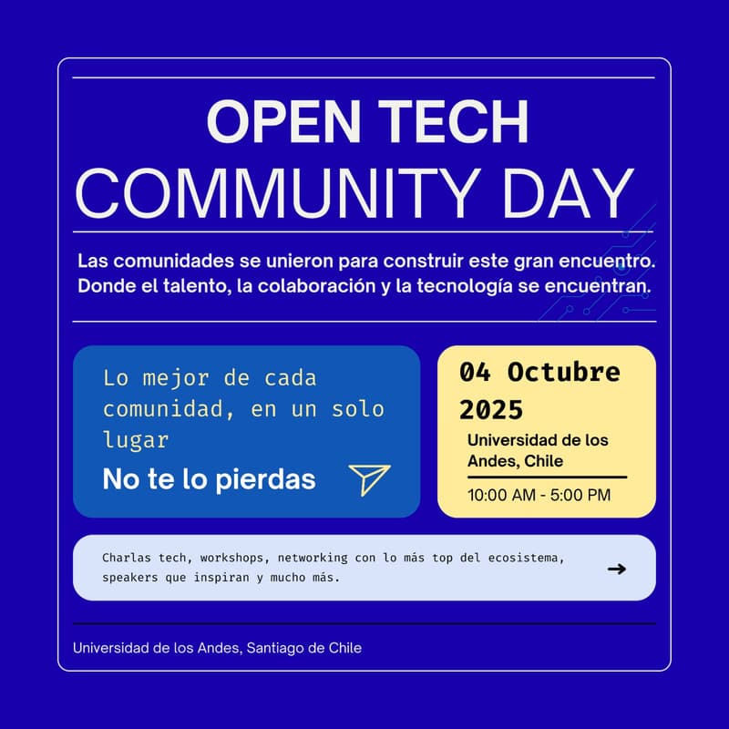 Cover Image for OPEN TECH COMMUNITY DAY 2025
