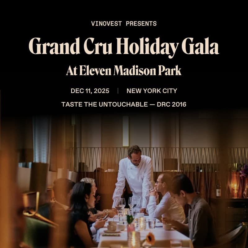 Cover Image for Vinovest Holiday Gala at Eleven Madison Park