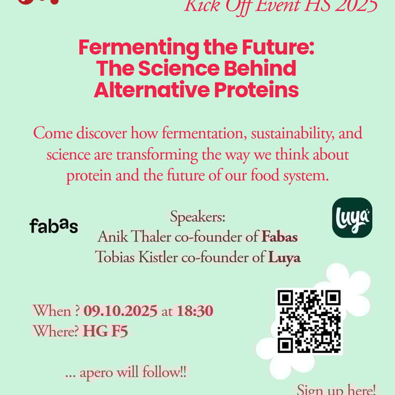 Cover Image for Fermenting the Future: The Science Behind Alternative Proteins - Kick Off Event HS 2025