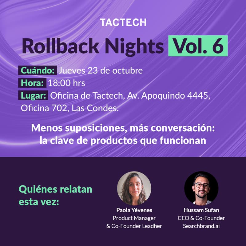 Cover Image for Rollback Nights Vol. 6 - Menos suposiciones, más conversación