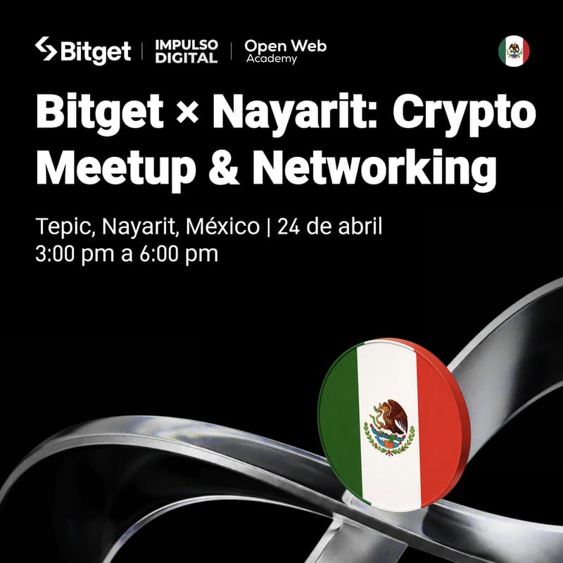 Cover Image for Bitget × Nayarit: Crypto Meetup & Networking