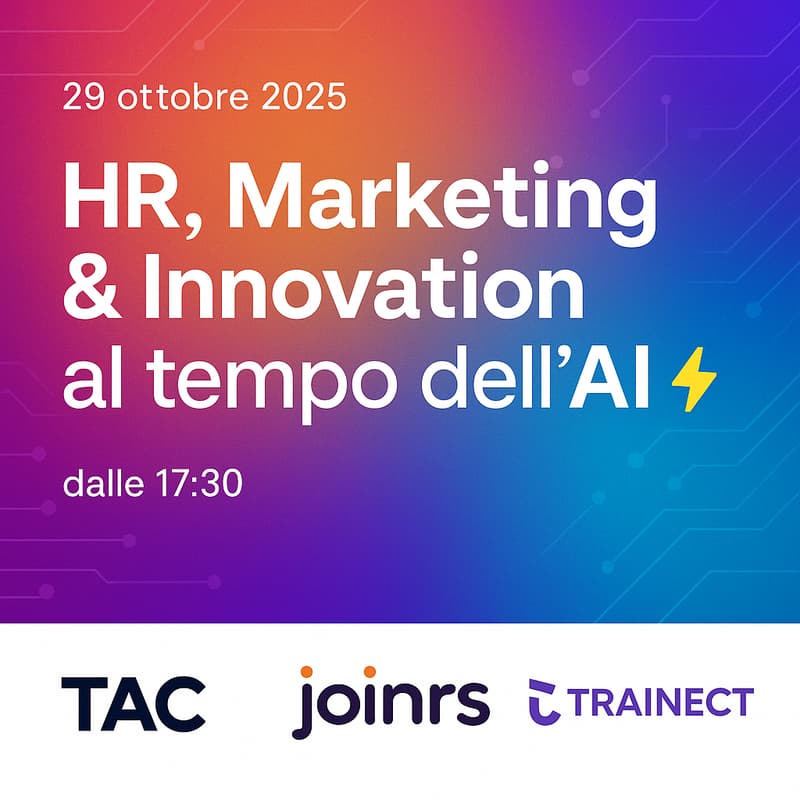 Cover Image for HR, Marketing & Innovation al tempo dell’AI⚡️