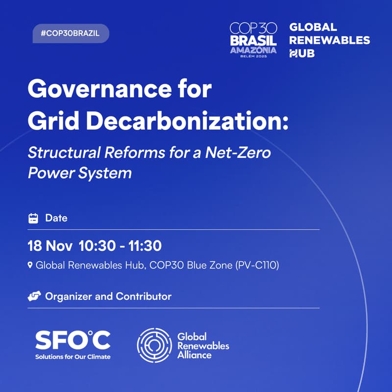 Cover Image for Governance for Grid Decarbonization: Structural Reforms for a Net-Zero Power System