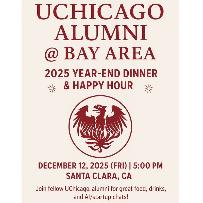 Cover Image for UChicago Alum Happy Hour @ Bay Area [w/ Tensormesh]
