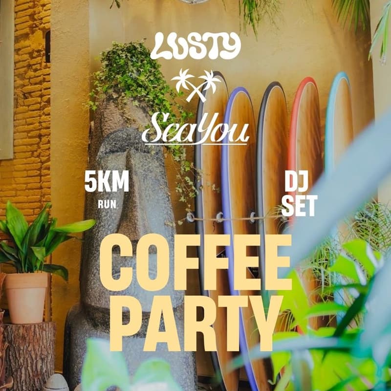 Cover Image for RUN, COFFEE PARTY & GOOD VIBES 🏃🏽‍♂️🏄🏼⚡️