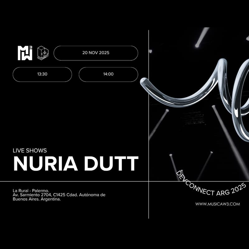 Cover Image for Nuria Dutt @Devconnect Music Stage