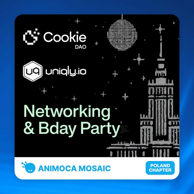 Cover Image for Cookie Networking x Uniqly’s 4th Birthday | by Animoca Mosaic (Poland)