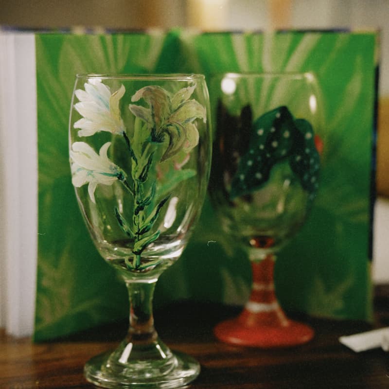 Cover Image for 🍷 Paint & Sip: Glass Painting 🌙 | Saturday 6–8:30 PM