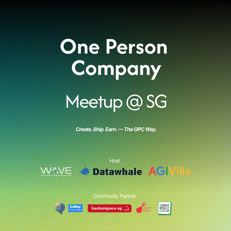 Cover Image for One Person Company Meetup @ Singapore