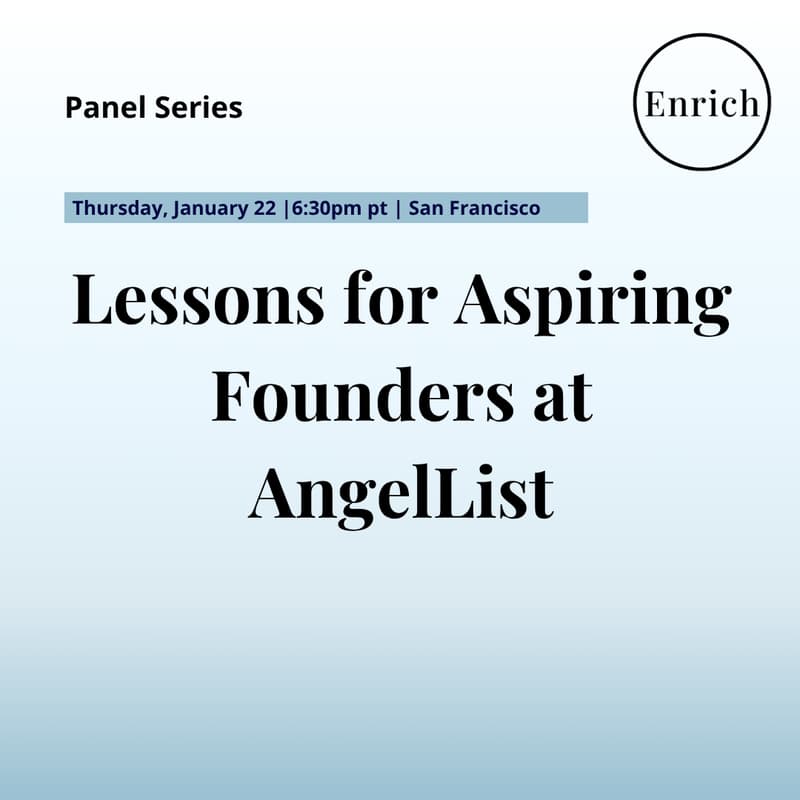 Cover Image for Lessons for Aspiring Founders at AngelList