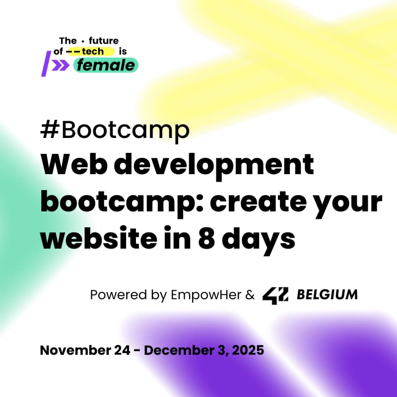 Cover Image for Web development bootcamp - EmpowHer : create your website in 8 days !