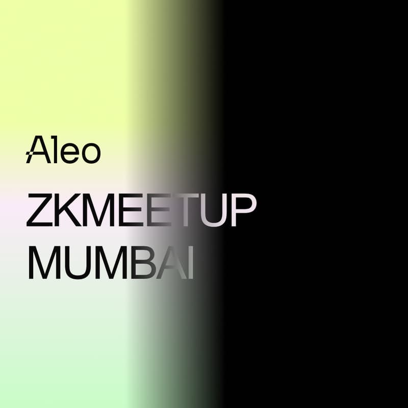 Cover Image for Aleo Mumbai zkMeetup