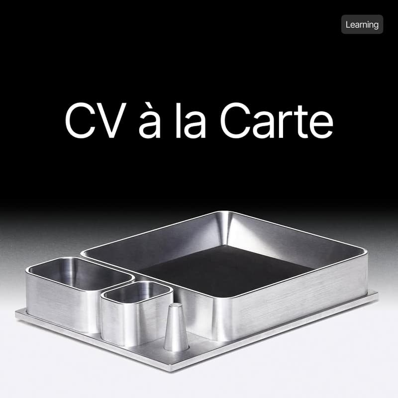 Cover Image for CV à la Carte