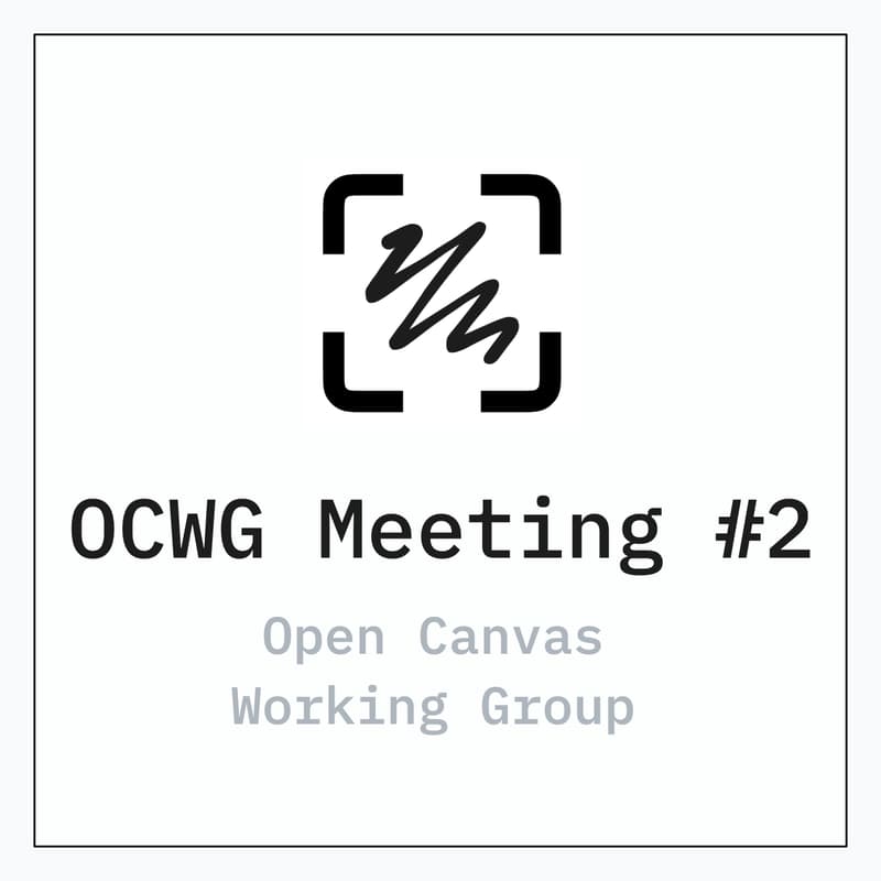 Cover Image for OCWG Meeting #2