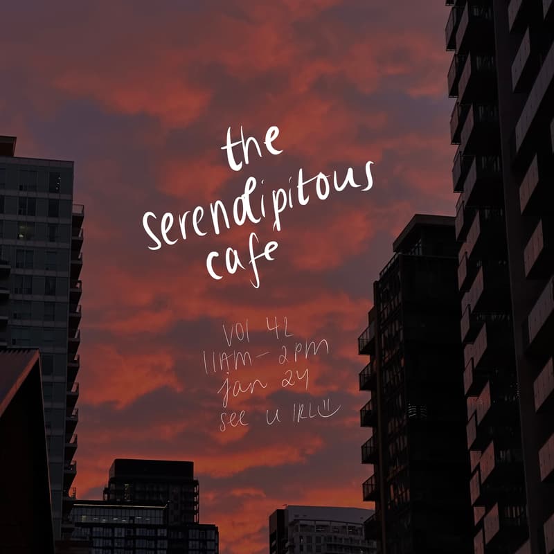 Cover Image for vol 42. of the serendipitous cafe