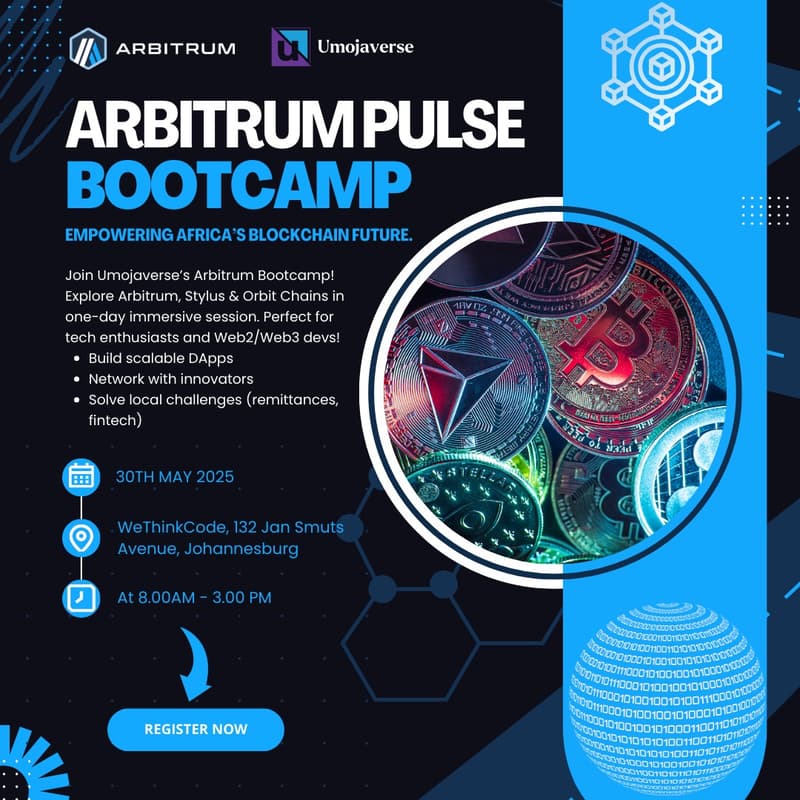Cover Image for Arbitrum Pulse Bootcamp: Johannesburg