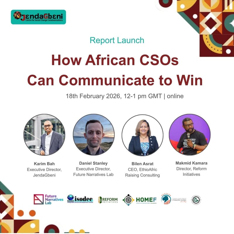 Cover Image for Report Launch - How African CSOs Can Communicate to Win