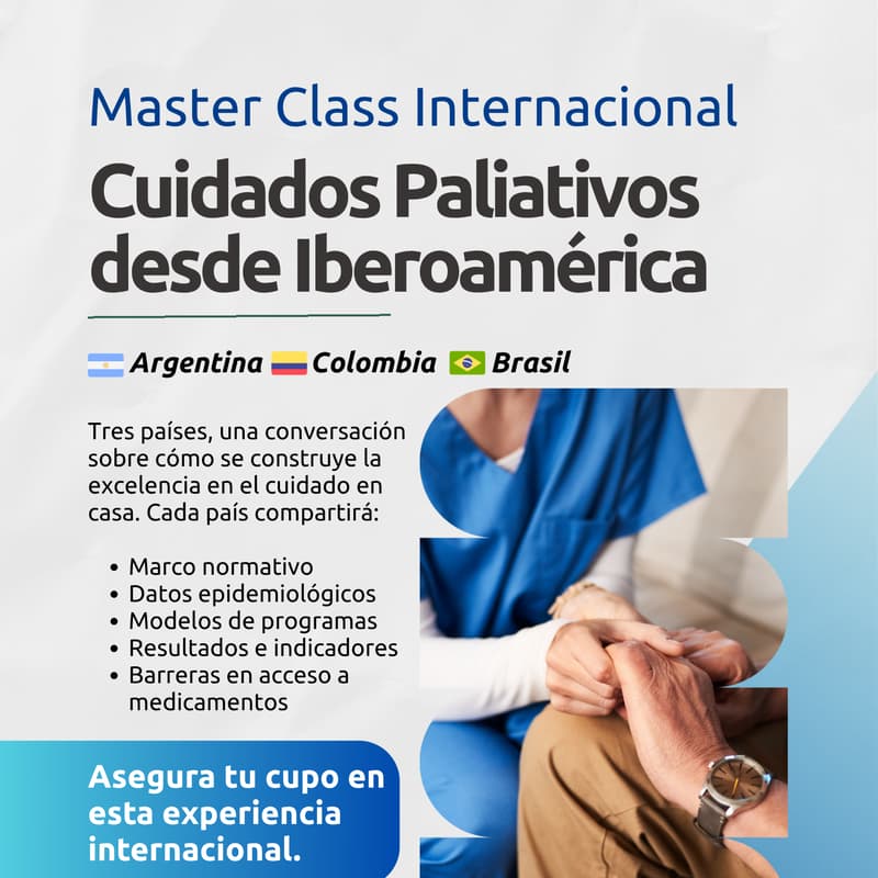 Cover Image for Master Class Internacional Cuidados Paliativos desde Iberoamérica