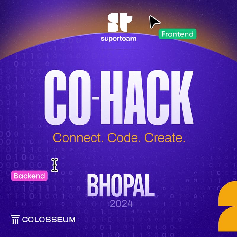 Cover Image for Co-Hack: Bhopal, India