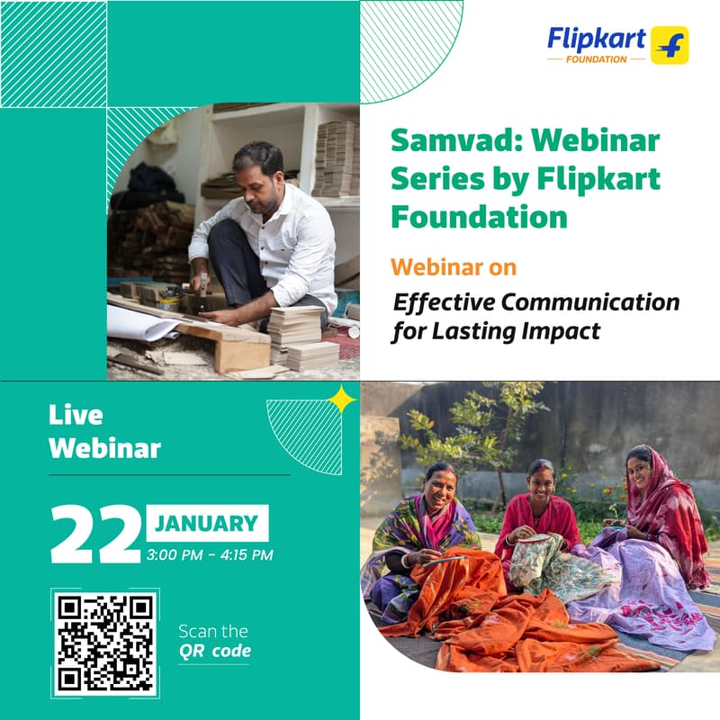 Cover Image for Samvad: Webinar Series by Flipkart Foundation