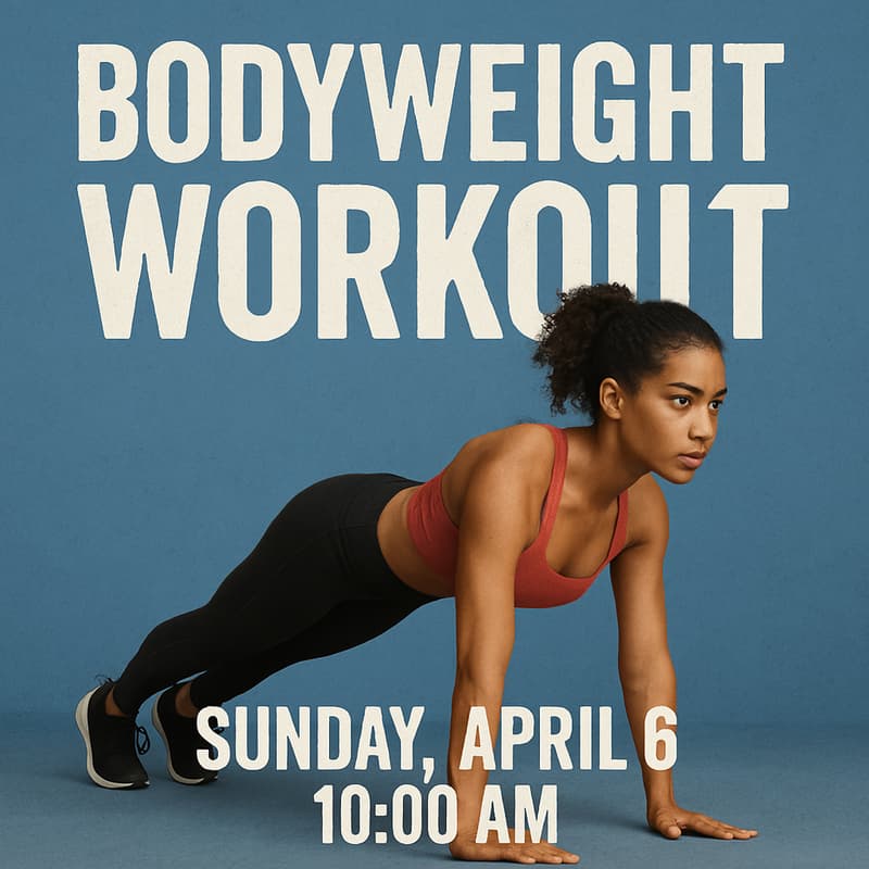 Cover Image for Bodyweight Workout