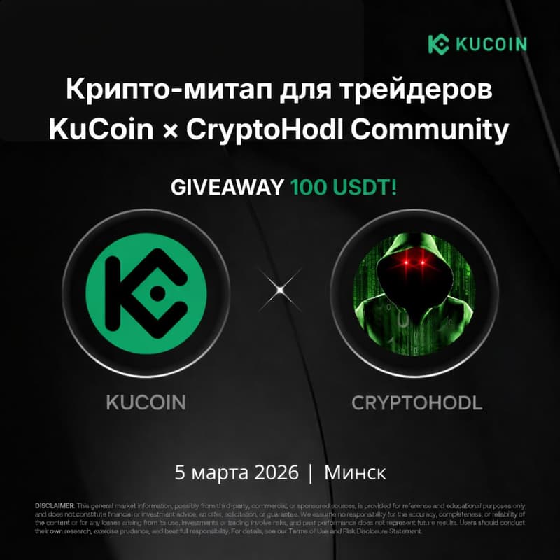 Cover Image for Закрытая встреча трейдеров: KUCOIN × CRYPTOHODL