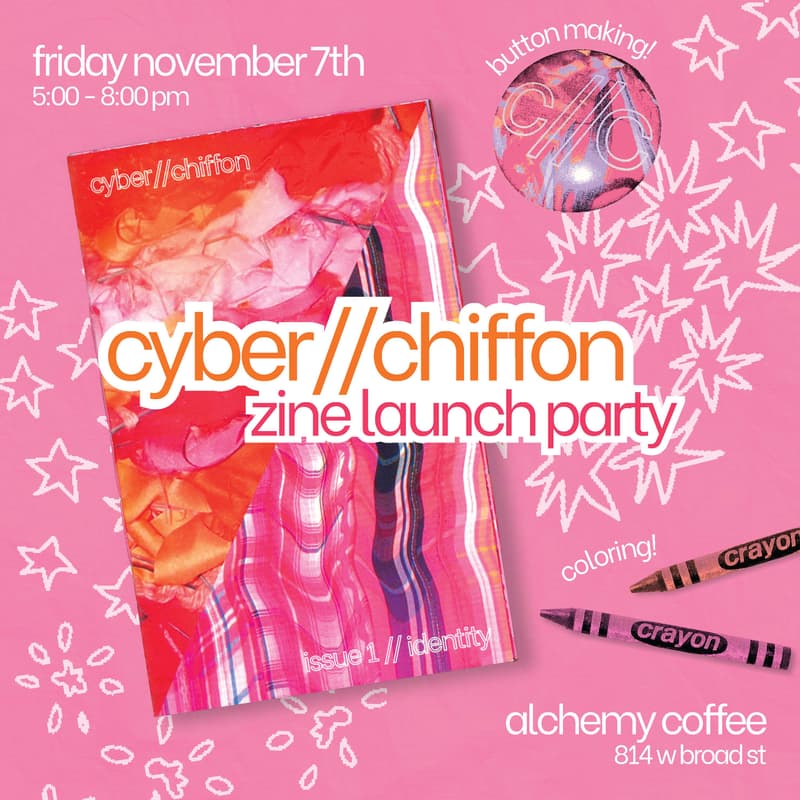 Cover Image for cyber//chiffon zine launch party