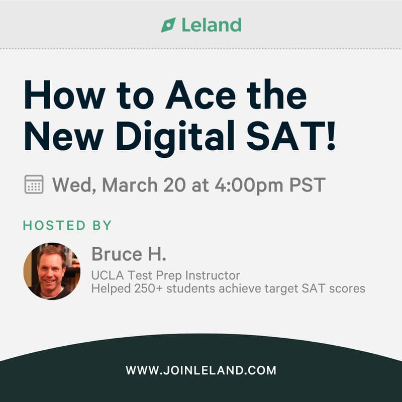 Cover Image for How to Ace the New Digital SAT!