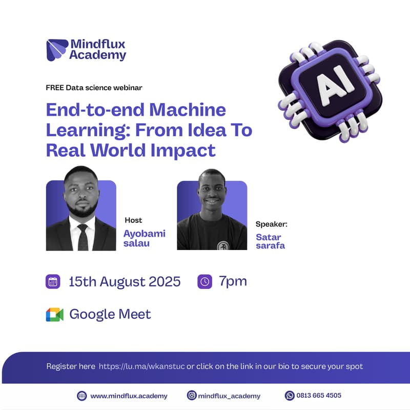 Cover Image for END-TO-END MACHINE LEARNING: FROM IDEA TO REAL WORLD IMPACT
