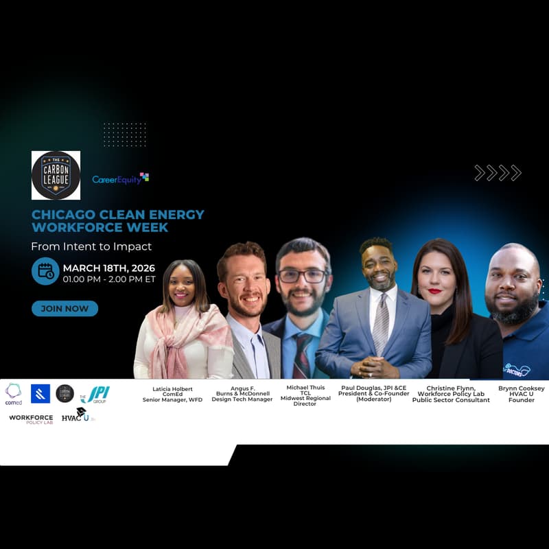 Cover Image for From Intent to Impact: Chicago's Clean Energy Workforce Powered by Real-Time Outcomes