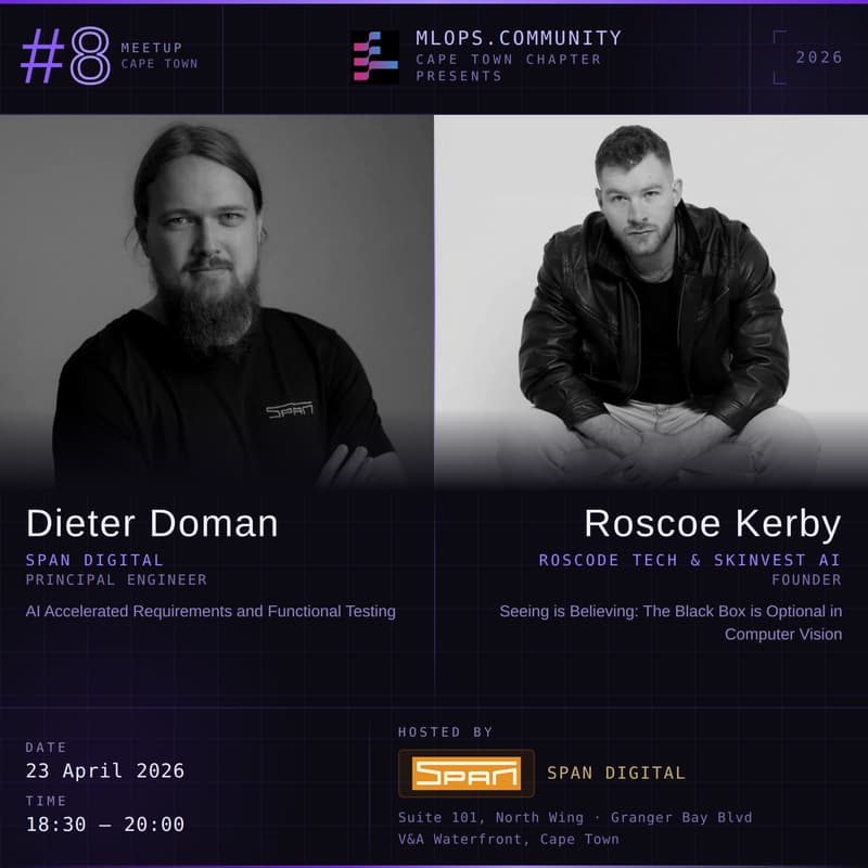 Cover Image for MLOps.Community Cape Town - Meetup #8