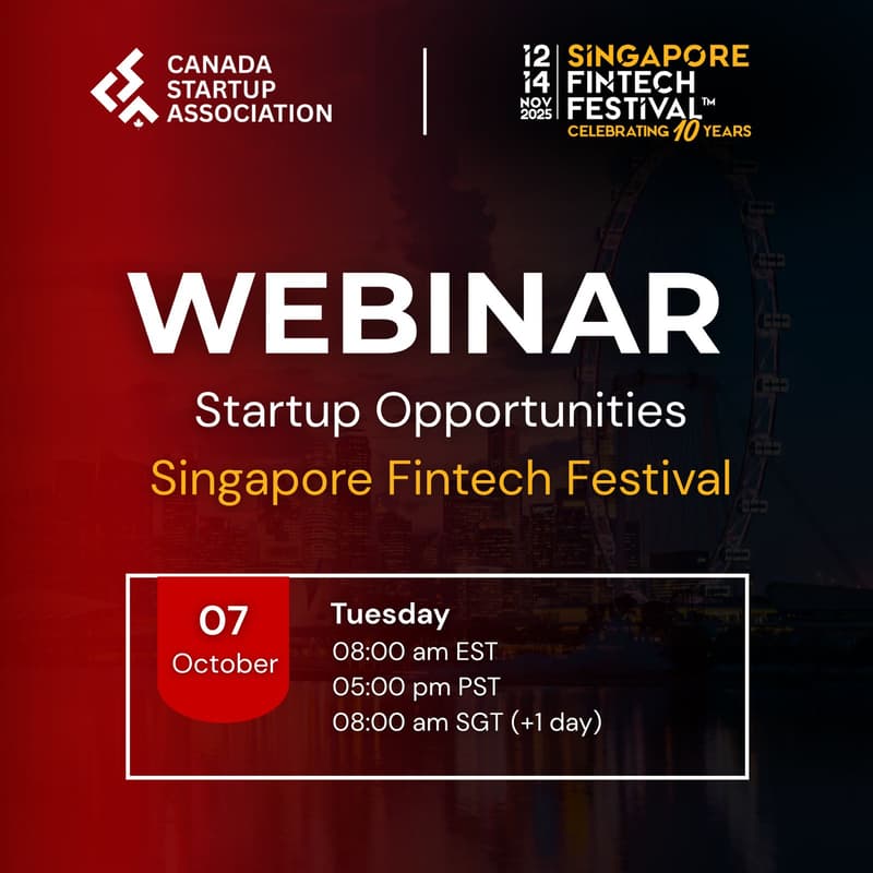 Cover Image for Webinar on Startup Opportunities – Singapore FinTech Festival