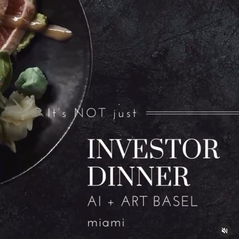 Cover Image for Dinner Investors: AI + ART Basel